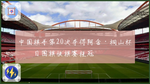 中国棋手第20次夺得阿含·桐山杯中日围棋快棋赛桂冠